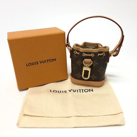 LOUIS VUITTON Monogram Bijoux Sac Micro Noe Key Holder charm - Picture 6 of 10